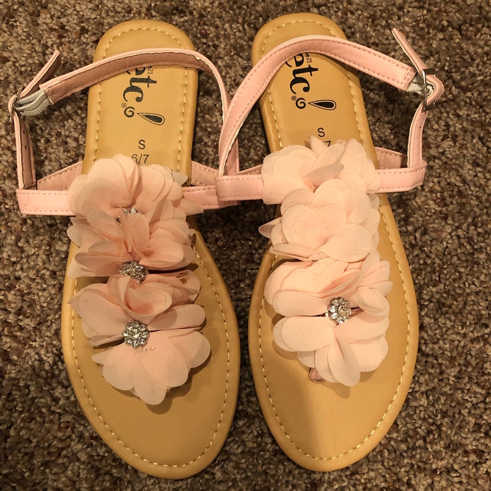 Pink sandals